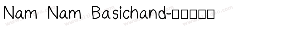 Nam Nam Basichand字体转换